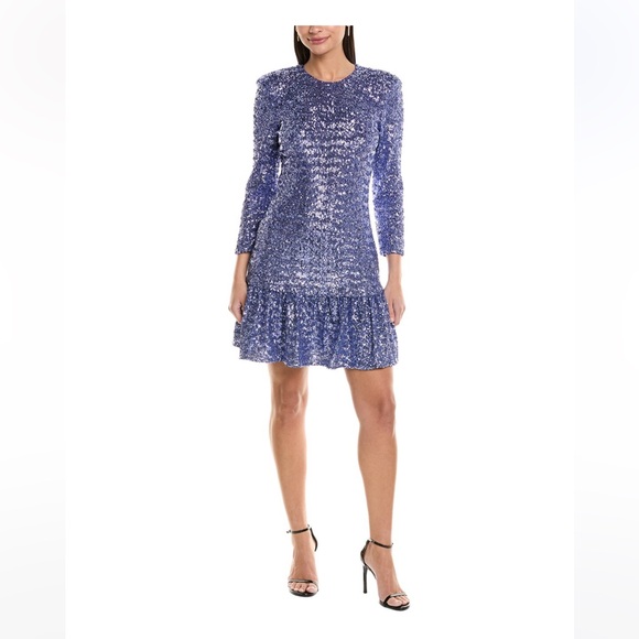 Shoshanna Dresses & Skirts - SHOSHANNA - Serena Glitter Mini Dress - Periwinkle- size 8 - Immaculate